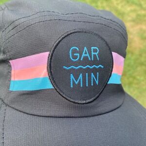 Garmin Hat 5 Panel Running Cap Cycling Visage Black Fish GPS Navigation Travel